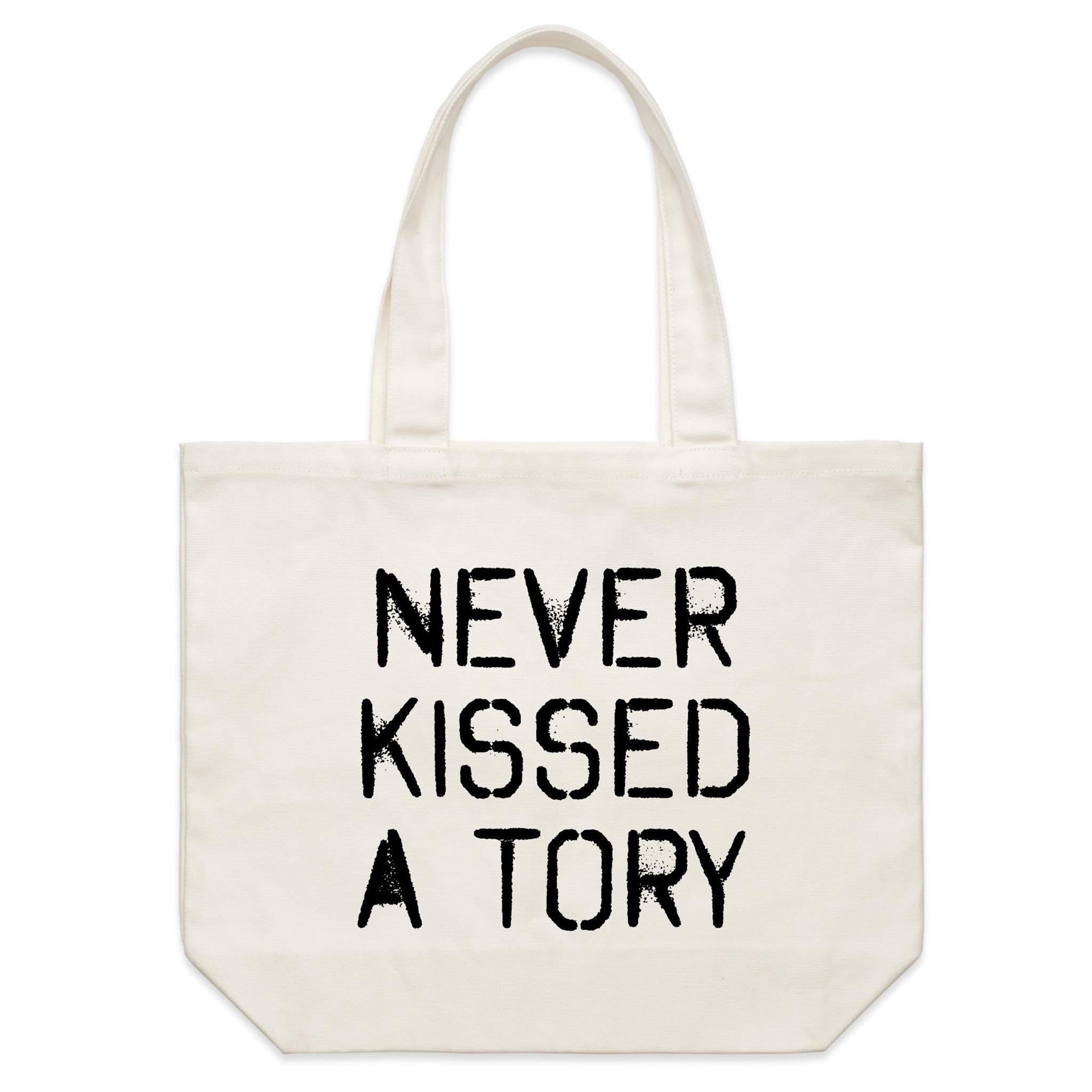 Never Kissed a Tory Tote Bag