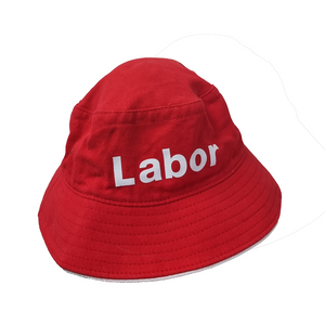 Classic Labor Red Bucket Hat